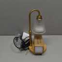 Innqoo Wood Color& Clear Candle Warmer Lamp with Timer, Dimmable Candle Warmer for Jar Candles, Height Adjustable Wax Melts Warmer, Birthday Gifts for Women Mom, House Warming Gifts New Home Decor (Regular(4.7 in))