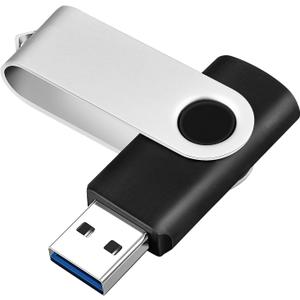 8GB Flash Drive 3 Pack Bulk USB Flash Drives, USB2.0 Thumb Drive USB Stick for Data Storage Backup, Jump Drive Pen Drive Zip Drive Memory Stick with Indicator, USB Storage Flash Drive Swivel Design