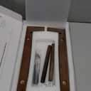 KAIU Vinyl Record Storage - Solid Wood with Crystal Clear Acrylic Holder - Premium Design, Perfect 12" LPs or 7" Singles Display Unit - Stores and Supports up to 50 Albums (Walnut)