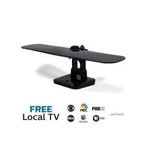 Philips Wing Mobile TV Antenna, Indoor Outdoor Attic Mount, Perfect for Tailgating and Camping, Long Range Antenna, Supports 4K 1080P VHF UHF, Compact Design, Smart TV Compatible, Black, SDV8412B/27