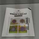 Hula Home Stained Glass Mandala Art Kit - DIY Window Clings with Markers, 10 Suncatchers - Perfect Hobby for Adults, Kids, Teens & Seniors - Ideal Gift for Beginners, Women & Elderly
