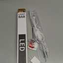 Plug-in Under Cabinet Lighting, Dimmable Counter Lights for Kitchen, 2pcs 12 Inch, Cold White 6000K Linkable USB Led Closet Light, Wired Indoor Night Lights Bar for Desk, Sink,Workbench (No motion sensor-2 pack)