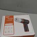 KMM Handheld Car Vacuum Cleaner, 9000PA Vacuum Cleaner & Air Duster, 120W High Power Vacuum Portable Cordless, Hand Held Vacuum Rechargeable with Multi-Nozzles & LED Light for Home, Car, Office (Black & Orange)