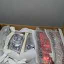 G-PLUS LED DRL Headlights Assembly & Tail Lights Fit Chevy Silverado 1500 1500 HD 2500 2500 HD 2003-2006, Clear Lens Chrome Housing Clear Reflector Headlamps Assembly Red Taillights