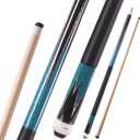 58 inch Canadian Maple Pool Cue Stick 19/20/21 Ounces Available, 13mm Fiber Leather Tip Billiard Cue, Irish Linen Wrap Cues for Beginner, Commercial and Home Entertainment