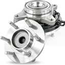 Pair 515042 Front Wheel Bearing Hub Assembly Compatible with Ford Expedition 4.6L 2002-2004, Expedition 5.4L 2002-2006, for Lincoln Navigator 2002-2006, RWD Only, 6 Lug w/ABS (OE Size)