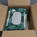 The Honest Company Flushable Wipes for Sensitive Skin, Hypoallergenic, Fragrance-Free, Tropical Leaves Design, 336 Count (4 Packs of 84)