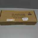 Fo32won Ivory White LED Flameless Pillar Candles Battery Operated with Remote and Timer, Pack of 5 (D 3"H 4" 5" 6" 8" 8") Decorative Acrylic Flickering Candles with 3D Flame (Two Batteries Operated)