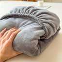 Nokolulu Velvet Twin Fitted Sheet Only - Ultra Soft Fuzzy Fleece Fitted Bottom Sheet - Plush Fluffy Cozy Flannel Sheet Twin Size - 18" Extra Deep Pocket (Light Grey, 39"x75")