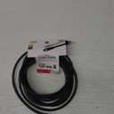 GE RG6 Coaxial Cable, 15 ft. F-Type Connectors, Double Shielded Coax, Input Output, Low Loss Coax, Ideal for TV Antenna, DVR, VCR, Satellite Receiver, Cable Box, Home Theater, Black, 33627