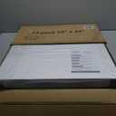 2ft x 2ft Drop Ceiling TilesSmooth White PVC Ceiling Panel 24 x 24in. Waterproof, Washable and Fire-Rated - Reusable - High-Grade PVC to Prevent Breakage-Package of 12 Tiles