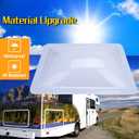 RV Skylight Outer Dome,18"x26" OD Universal Skylight Fits all Standard 14" x 22" Skylight Openings Replacement Travel Trailer RV Camper Truck Replace# SL1422W (White)