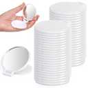 ZOOFOX 50 Pieces Compact Mirror Bulk, Round Makeup Mirror for Purse, Mini Folding Mirror for Women Girls Travel Daily Use