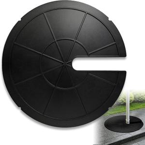18 Inch Sump Pump Cover Lid, Submersible Decorative Slotted Steel