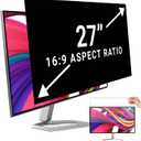 27 Inch Monitor Privacy Screen Computer Screen Privacy Filter for 16:9 Widescreen Monitors Anti-Glare Blue Light Filter Privacy Cover