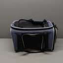 Petskd Top and Side Expandable Pet Carrier 18x11x11 Inches Delta United Airline Approved, SoftSided Carrier for Small Cats and Dogs with Locking Safety Zippers and AntiScratch Mesh(Blue)