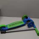 Scooter for Kids Ages 3-5 - Light Up Wheels, Extra Wide Deck, Foot Activated Break, Self Balancing Kids Toys for Boys & Girls (Green)