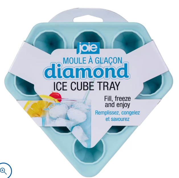 JCT Joie Ice Tray Diamonds 2 Pack, Light Blue JCT Joie Ice Tray Diamonds 2 Pack, Light Blue