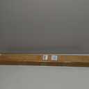 No Drill Cordless Vinyl Mini Blinds,White,28.5" W x 64" H