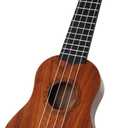 Raimy 17in Kids Ukulele Guitar - 4 Strings Mini Guitar Children Musical Instruments Educational Toys with Picks for Toddler Kids Boys Girls Beginner (Mahogany)