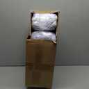 LIUJIAYI 50 Pcs White Stretch Chair Covers - Premium Polyester Spandex Slipcovers for Wedding, Party, Banquet, Dining & Event Chairs