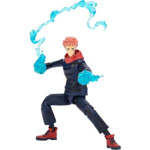 Total Anime Yuji Itadori - 6.5-Inch Scale Figure with Swappable Faceplates, Alternate Hands, and Energy Effects
