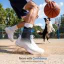 Ankle Brace for Women Men - Ankle Support Brace for Sprained Ankle, Ankle Stabilizer for Achilles, Tendon, Sprain, Injury Recovery, Lace up Ankle wrap for Running, Basketball, Volleyball (Ankle Brace, Medium)