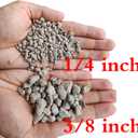 Voulosimi Garden Pumice Rock Horticultural Cactus Bonsai Succulent Soil Additive for Plants, Landscaping, Vase Fillers (1/4 inch, 18 LB) (EXP 08/22/29)