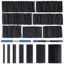 420 pcs Heat Shrink Tubing Kit, 3:1 Ratio Adhesive Lined, 7 Sizes Marine Wire Shrink Wrap Tubing, Waterproof Black Heatshrink Tubes for Industrial, Electrical, Cable Repair