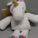 IUTOYYE Unicorn Breathing Stuffed Animal 17" Unicorn Plush Toy Soothing with Realistic Breathing Motion and Lights Music for Kids (White)