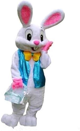 Plush Easter Bunny Adult Costume Rabbit Halloween Mascot Costume