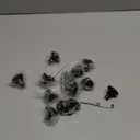 Biaungdo 12 Pcs Black Ceramic Vintage Round Drawer Knobs - Retro Ceramic Dresser Knobs and Pulls for Cabinet, Drawer, Cupboard