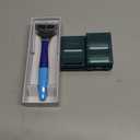 Harry's Shaving Kit for Men - Razor Handle and 3 Razor Blade Refill Cartridges - Ocean Blue