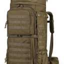 Mardingtop 75L Molle Hiking Internal Frame Backpacks with Rain Cover for Camping,Backpacking,Travelling