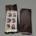 Heatless Curls Overnight, Velvet Satin Heatless Hair Curler Set, Heatless Hair Curler Overnight for All Hair Types, Hair Styling Accessories with Silk Scarf (Brown)