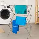 Honey-Can-Do Collapsible Clothes Drying Rack – Durable, Space-Saving Laundry & Towel Rack, Sturdy Clothing Rack for Hanging Clothes Indoors & Outdoors, Steel