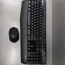 Logitech MK345 Wireless Combo Full-Sized Keyboard with Palm Rest and Comfortable Right-Handed Mouse, 2.4 GHz Wireless USB Receiver, Compatible with PC, Laptop,Black (1 Pack)