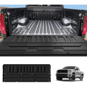 LASFIT Tailgate Mat for Toyota Tundra 2007-2021 (Not Fit Drop-in Liners), All Weather Truck Tailgate Liner for Tundra TPE Tailgate Protector Liner Tundra 2007-2021 Accessories, Black