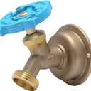 SharkBite 1/2 x 3/4 Inch MHT 45 Degree Hose Bibb, Multi Turn, Push To Connect Brass Plumbing Fitting, PEX Pipe, Copper, CPVC, PE-RT, HDPE, 24632LF