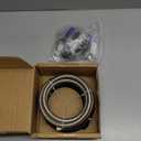 AN6 Power Steering Hose Fitting Kit for GM LS Swap LS1 LS3, Return to Reservoir Hose Kit, Fit for Ford Mustang II Rack & Pinion 1974-1977, Nylon & Stainless Braided Line