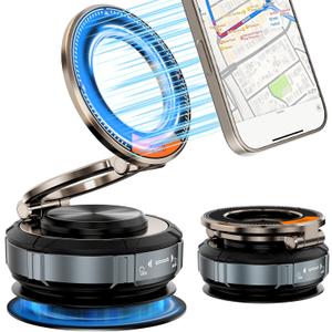 Magnetic Car Phone Holder for Mag-Safe [108+LBS Suction & 3200gf Magnetic] 360 Adjustable Ultra Suction Cup Phone Holders for Your Car/Gym/Mirror, Car Mount for iPhone & Android