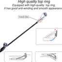 Sougayilang Fishing Rods Ultra-Sensitive Carbon Spinning Rods Blanks with Comfort EVA Grip Rod Handle 2 piecesTrout Rod