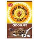 Honey Bunches of Oats Chocolate Breakfast Cereal, Made with Whole Grain, 12oz Box (EXP 12/07/25)