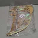 Fairy Wings for Adults Women 31.5"x29.5" Fairy Costume Set Large Butterfly Wings for Halloween Party (Gold)