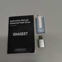 MFi Certified Flash Drive for iPhone iPad 256GB, Photo Stick for External Memory Storage, Easily Back Up and Save Photos Videos, USB Memory Stick Thumb Drive for iPhone/iPad/Android/PC (Sky Blue)