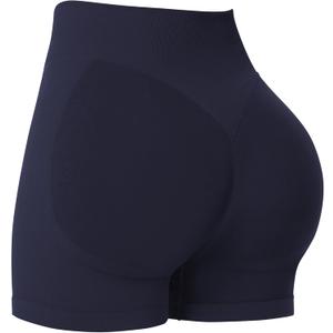 Sunzel Women's Seamless Scrunch Butt Biker Shorts  High Waisted Booty Lifting Workout Yoga Gym Shorts with Tummy Control (M)