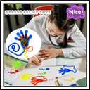 10 Pcs Large Sticky Hands Bulk Party Favors for Kids, Jumbo Stretchy Sticky Hand Toys for Classroom Prizes, Students Favors, Giant Sticky Sensory Toys for Easter Egg Fillers, Goodie Bag Stuffers