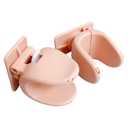 Door Lever Lock (2 Pack)  Child & Pet Safety Lock for Door Handles  No Drill, 3M Adhesive  One-Handed Operation for Adults  Strong & Easy Install