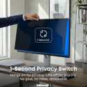 Hanging Privacy Screen Protector for Monitor (Fits 21-22 Inch Frameless), 30+ Full Privacy & 95% Light Blocking, Instant Setup, 87% Blue Light & 97% UV Block, Office Data Security & Eye Protection