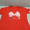 Valentines Nurse Shirt for Women-Valentines Day Bow Short Sleeves Funny Nursing School Tee Tops XL
